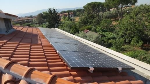 Placas solares en cubierta