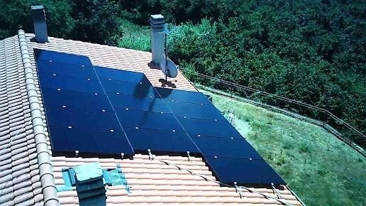 Placas solares en cubierta