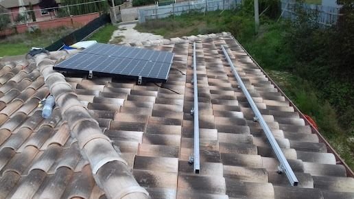 Placas solares en cubierta