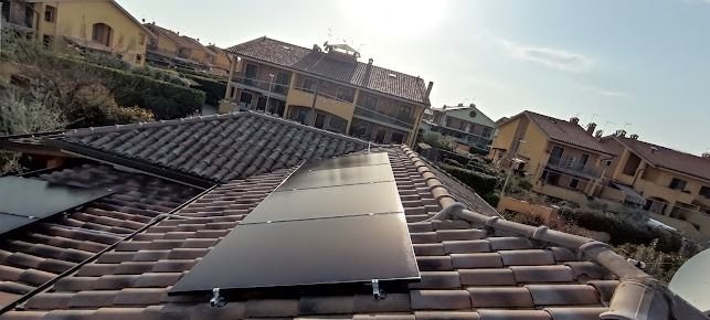 Detalle de paneles solares