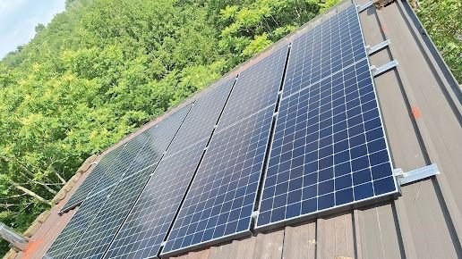 Placas solares en cubierta