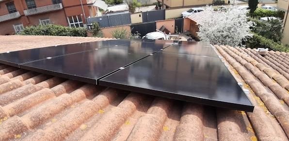Instalación solar terminada