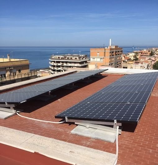 Instalación fotovoltaica de gran superficie
