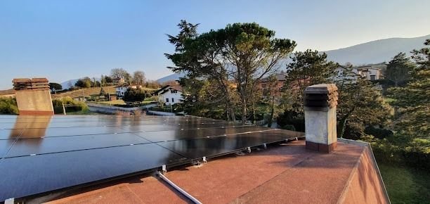 Instalación solar terminada